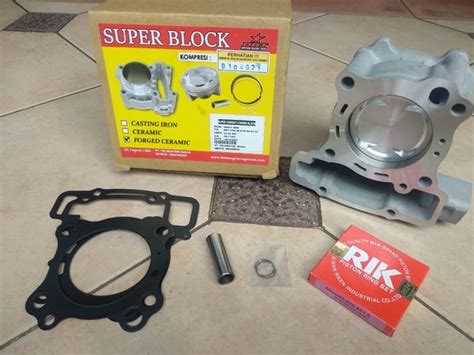 Jual Blok Bore Up Sonic New CBR 150 LED Supra GTR 63 Mm BRT Ceramic Di