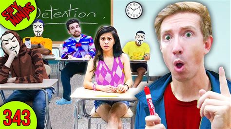 I Snuck Into School Detention For Hours Spy Ninjas Youtube