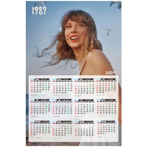 Jual Kalender Poster Taylor Swift Tahun 2024 Shopee Indonesia