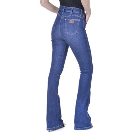 Cal A Feminina Urbano Flare Lycra Wrangler Wf