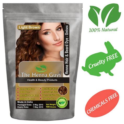 Light Brown Henna Hair Dye L The Henna Guys® L Henna Hair Color Brown