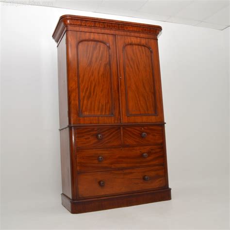 Antique Victorian Mahogany Linen Press Antiques Atlas