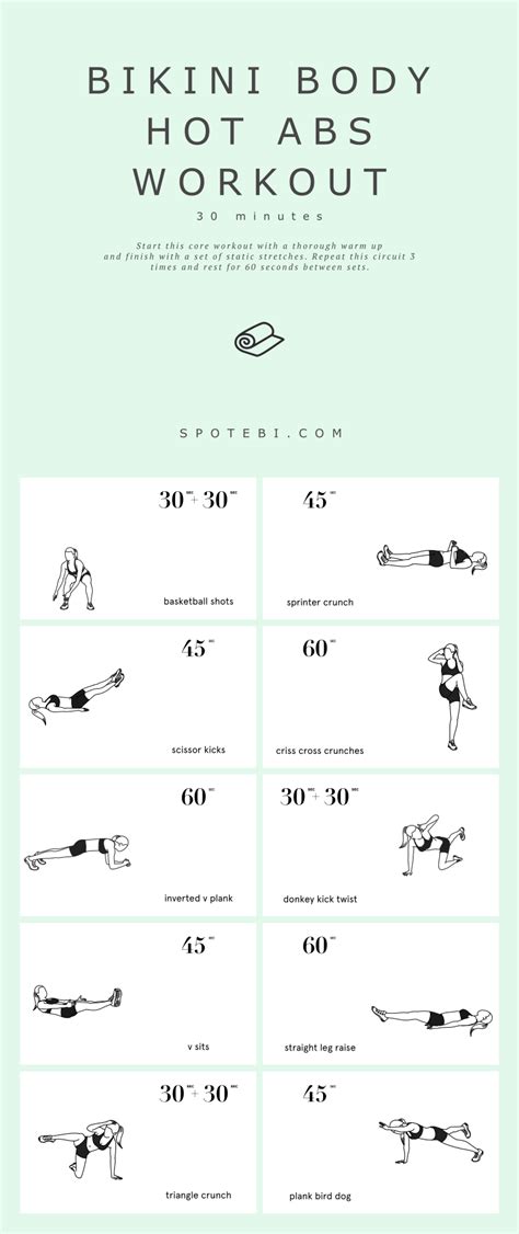 30 Minute Ab Workout Routine For Women