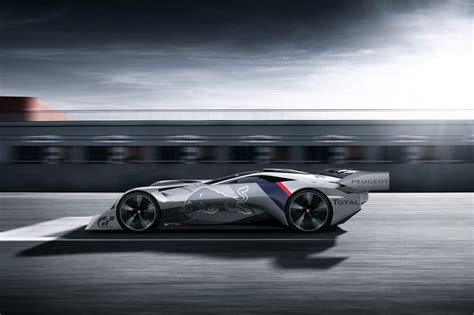 Peugeot Reveals L750 R Hybrid Vision Gran Turismo Racing Car Concept