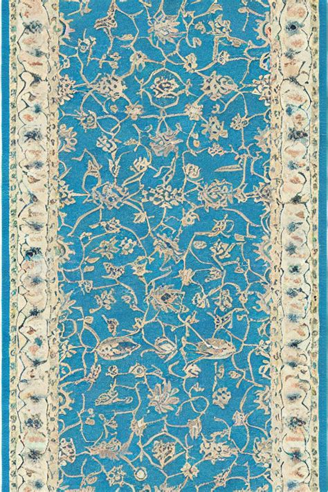 ROBINS EGG BLUE PATTERNED RUG By With Goddess Playground