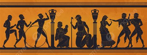 Greece Mythology Vector Design Images, Ancient Greece Mythology Antic ...