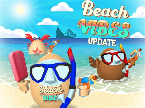 Shell Shockers Update Beach Vibes Blue Wizard Digital