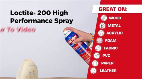 Loctite High Performance Spray Adhesive Pack Of 1 Clear 135 Oz Can