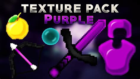 Minecraft Texture Pack Pvp Purple X Youtube