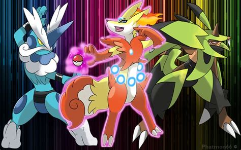 Pokemon Starters Evolutions X And Y