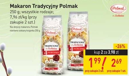 Makaron Polmak Promocja Stokrotka Market Ding Pl