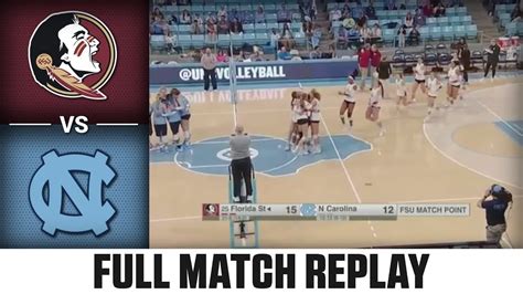 Florida State Vs North Carolina Full Match Replay Acc