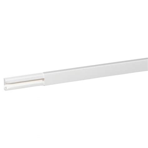 Moulure DLPlus 32x12 5mm 1 Compartiment Longueur 2 1m Blanc