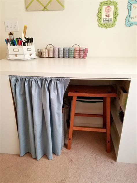 Make Your Own DIY Craft Table Using Inexpensive Pieces Organize And