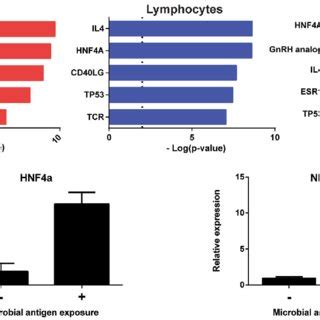 Upstream Regulators Of IBD Candidate Genes A The Charts Show The