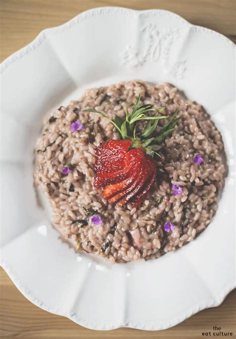 Risotto Alle Fragole E Prosecco Con Sclop T Ricetta Raffinata E