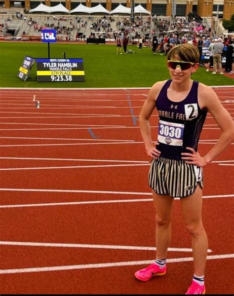 Marble Falls Runner Tyler Hamblin Completes Season At State Meet