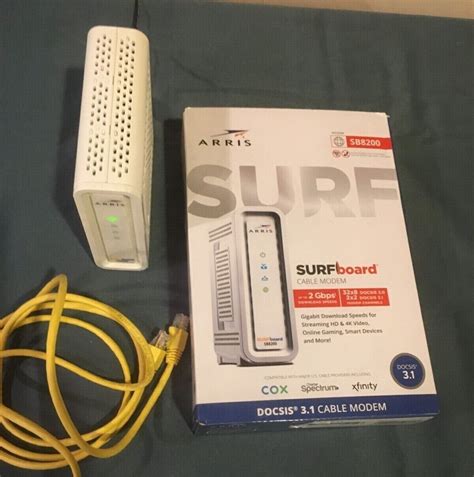 ARRIS SURFboard SB8200 DOCSIS 3.1 10 Gbps Cable Modem. WORKS GREAT! - Smilestylist