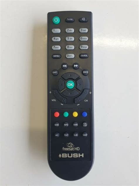 Genuine Original Bush Bfsat01hd Freesat Remote Control For Sale Online