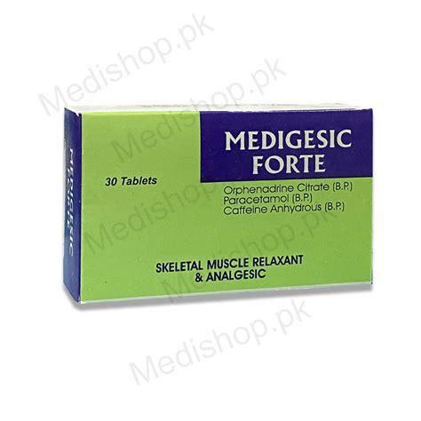 Medigesic Forte Tablets Medishoppk