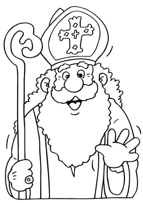 Desenho Para Colorir De Sinterklaas Imagens Gr Tis Para Imprimir