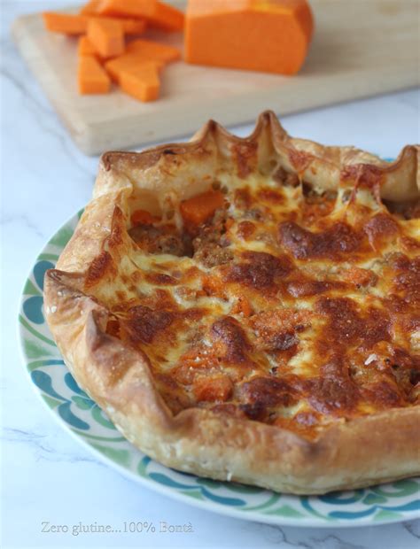 Torta Di Pasta Sfoglia Con Zucca E Salsiccia Ricetta Gustosa