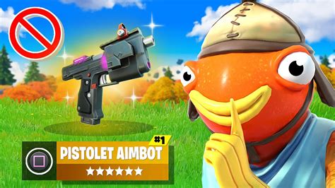 J ai TROUVÉ le NOUVEAU PISTOLET AIMBOT SECRET et INTERDIT de FORTNITE