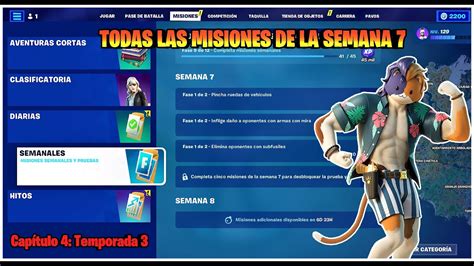 ⚔️fortnite CÓmo Completar Todas Las Misiones De La Semana 7capítulo 4 Temporada 3 Tierras