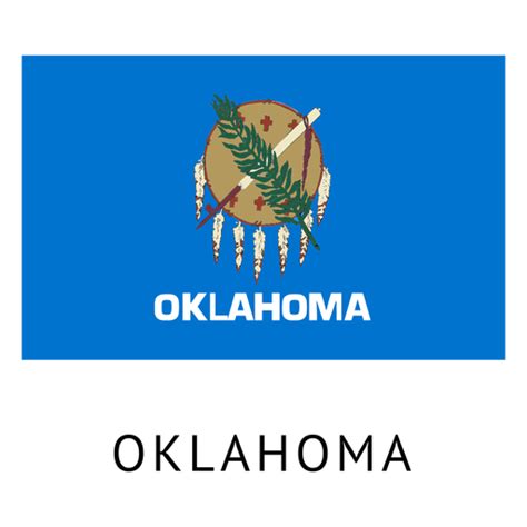 Bandera Del Estado De Oklahoma Descargar Pngsvg Transparente