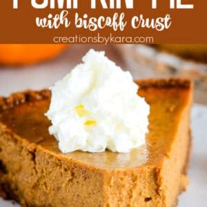 Pumpkin Pie With Sweetened Condensed Milk Creations By Kara