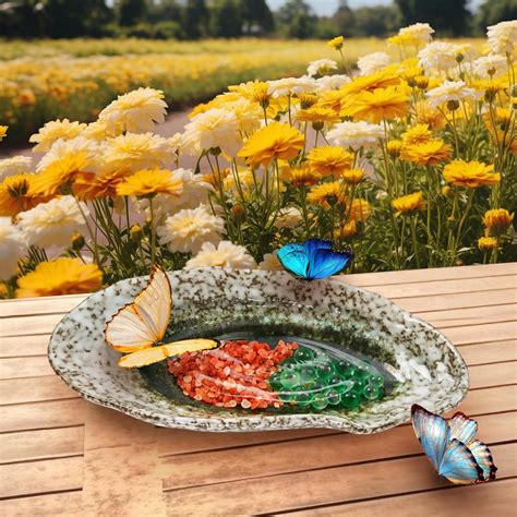 Butterfly Watering Station Outdoors Butterfly Puddler With