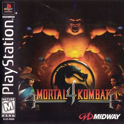 Mortal Kombat Playstation Box Cover Art Mobygames