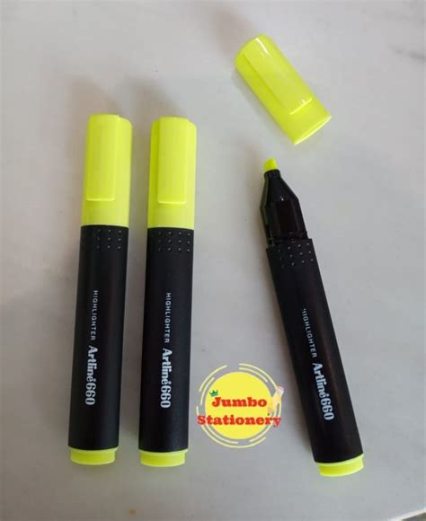 Textliner Highlighter Artline Highliter Ek Kuning Lazada