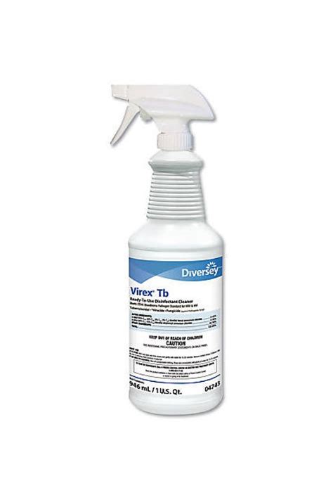 Disinfectant Quat Virex Tb 12X32oz Rtu In 2022 Spray Bottle