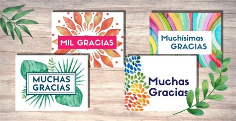 Free Printable Thank You Cards in Spanish | Spanish Mama