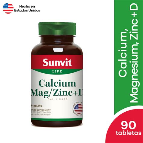 Sunvit Calcium Mag Zinc D Tableta Inkafarma