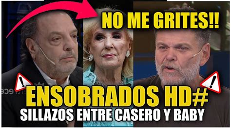 SILLAZOS ENTRE ALFREDO CASEROS Y BABY ETCHECOPAR En Lo De MIRTHA