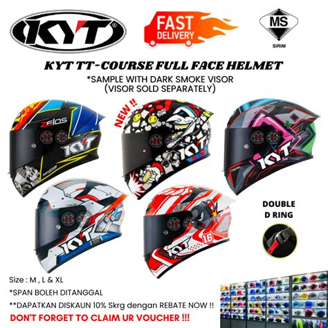 Kyt Tt Course Series Helmet Full Face Xavier Simeon Super Mario