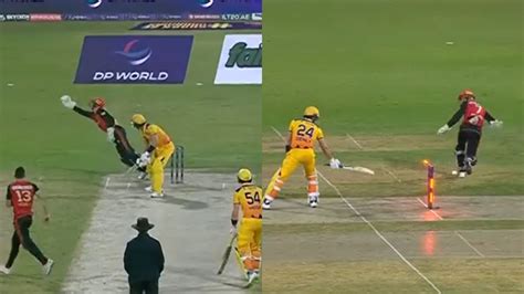 Former Csk Wicketkeeper Sam Billings Does An Ms Dhoni Pulls Off An Epic No Look Run Out In