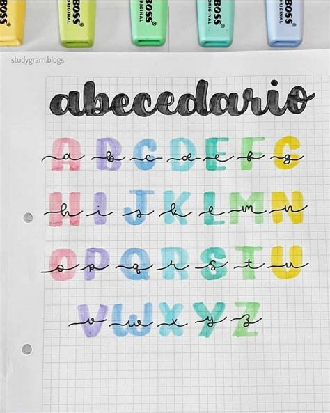 Lettering Letras Bonitas Y Faciles Tipos De Letras Abecedario Titulos Bonitos Para Apunte