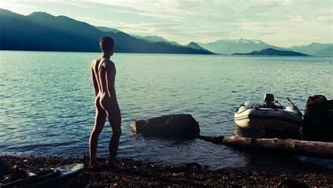 Rearview Naked Guy At The Edge Of A Lake Gallery Of Men