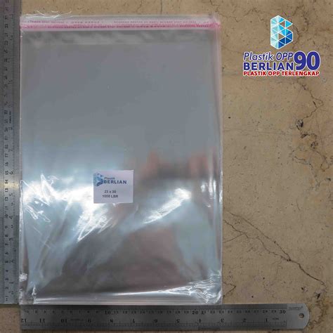 Plastik Opp 23x30 Cm 20 Micron Ada Seal Atau Lem Lazada Indonesia