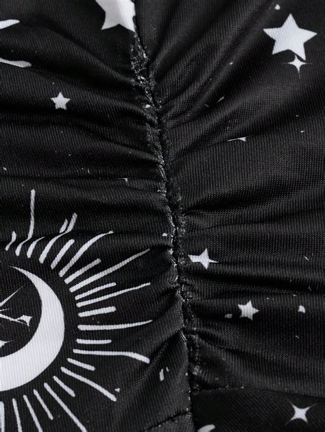 ROMWE Goth Sun Moon Graphic Cami Dress SHEIN USA