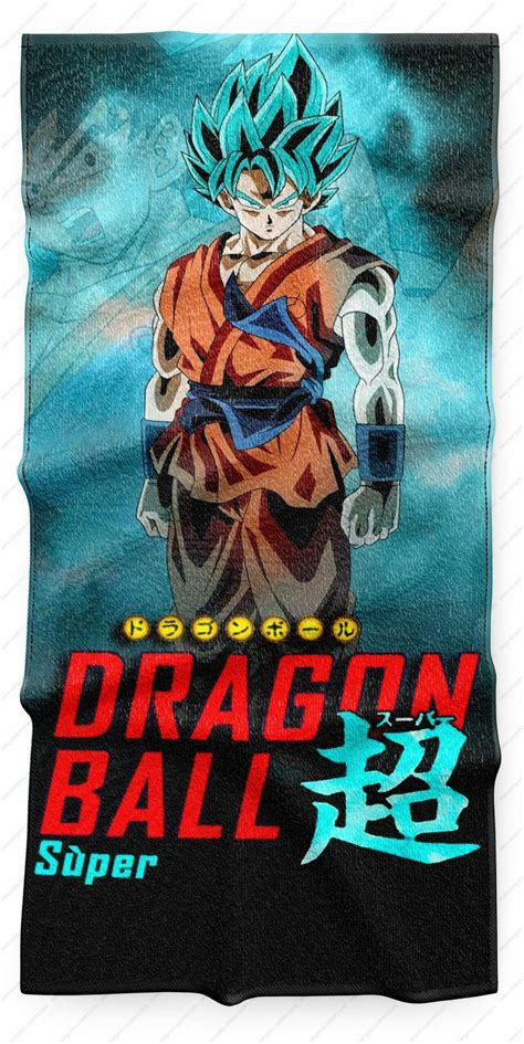 Serviette Dragon Ball Goku Blue Sangoku Univers