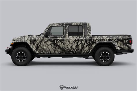 Jeep Gladiator - Tree Design | WrapStyle