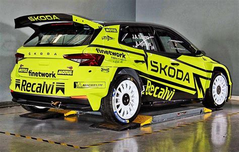 Koda Presenta El Nuevo Fabia Rs Rally De Jos Antonio Cohete Su Rez