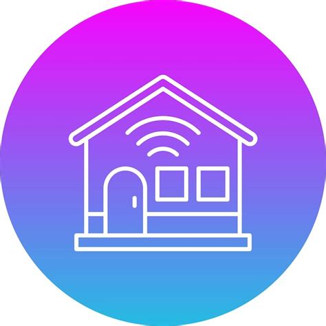 Premium Vector Smart House Icon