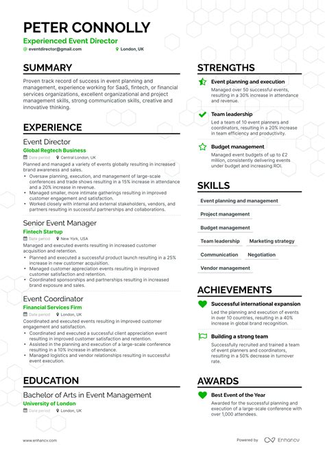 5 Event Director Resume Examples And Guide For 2024