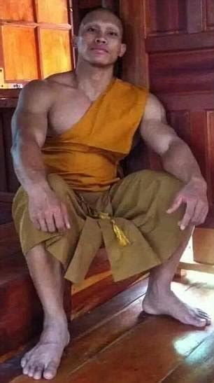 These Photos Of A Buff Monk Who Asks For Healthy Alms Are Going Viral