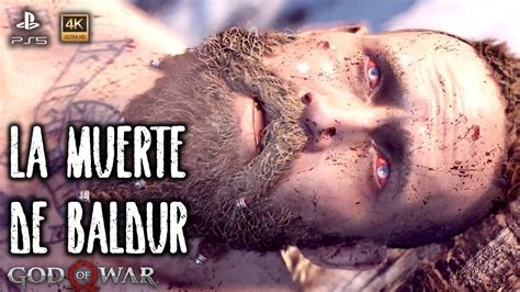 La Muerte De Baldur God Of War Youtube